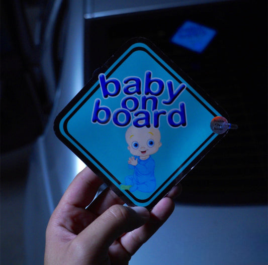 Karglow BABY ON BOARD electric sticker