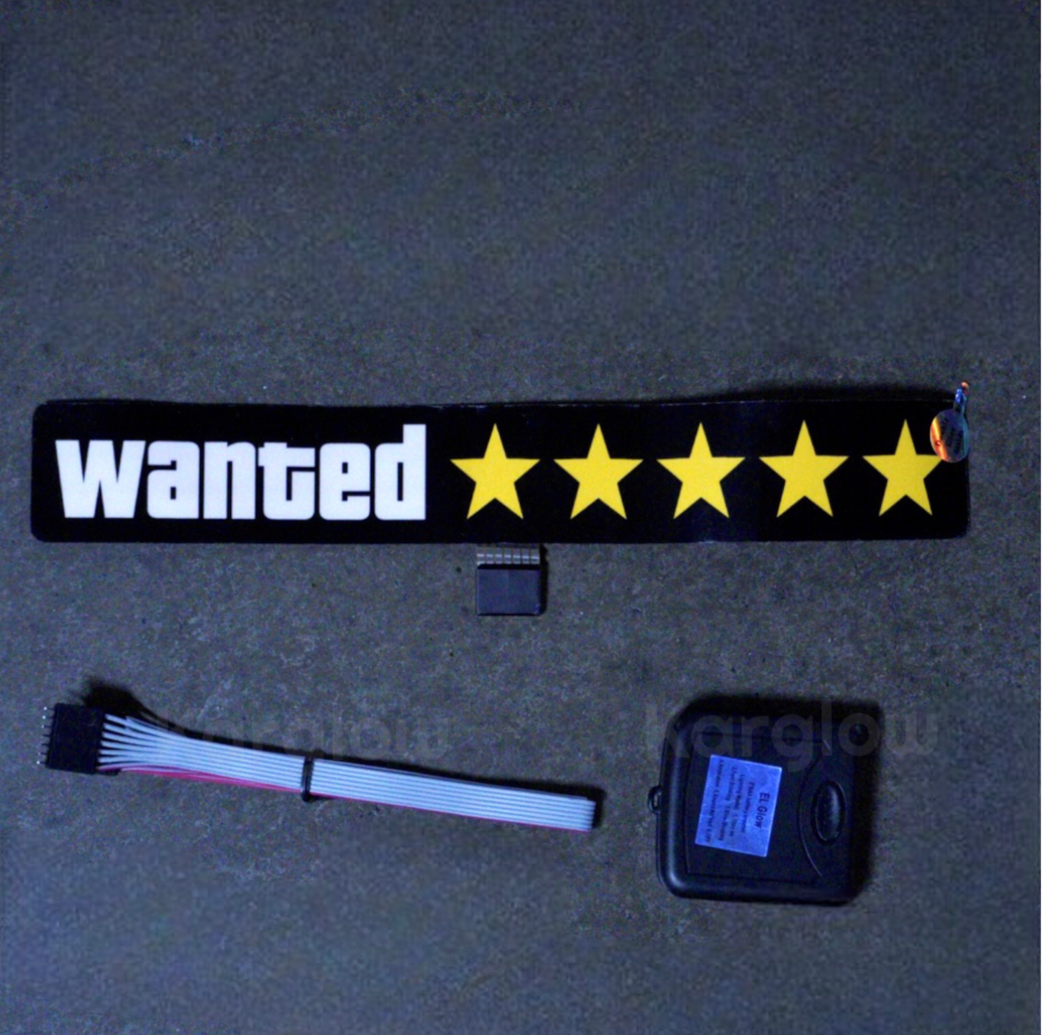 WANTED electric sticker – KarGlow