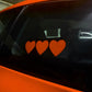 Karglow HEART electric sticker - KarGlow