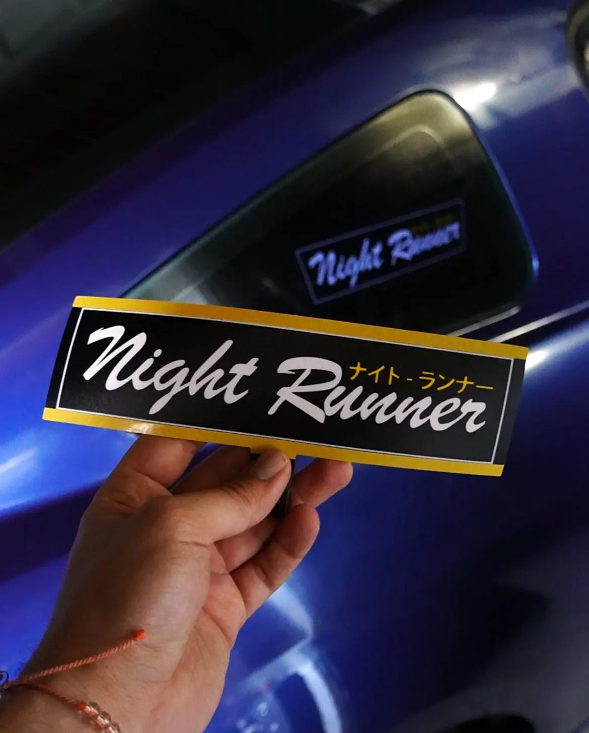 NIGHT RUNNER electric sticker - KarGlow