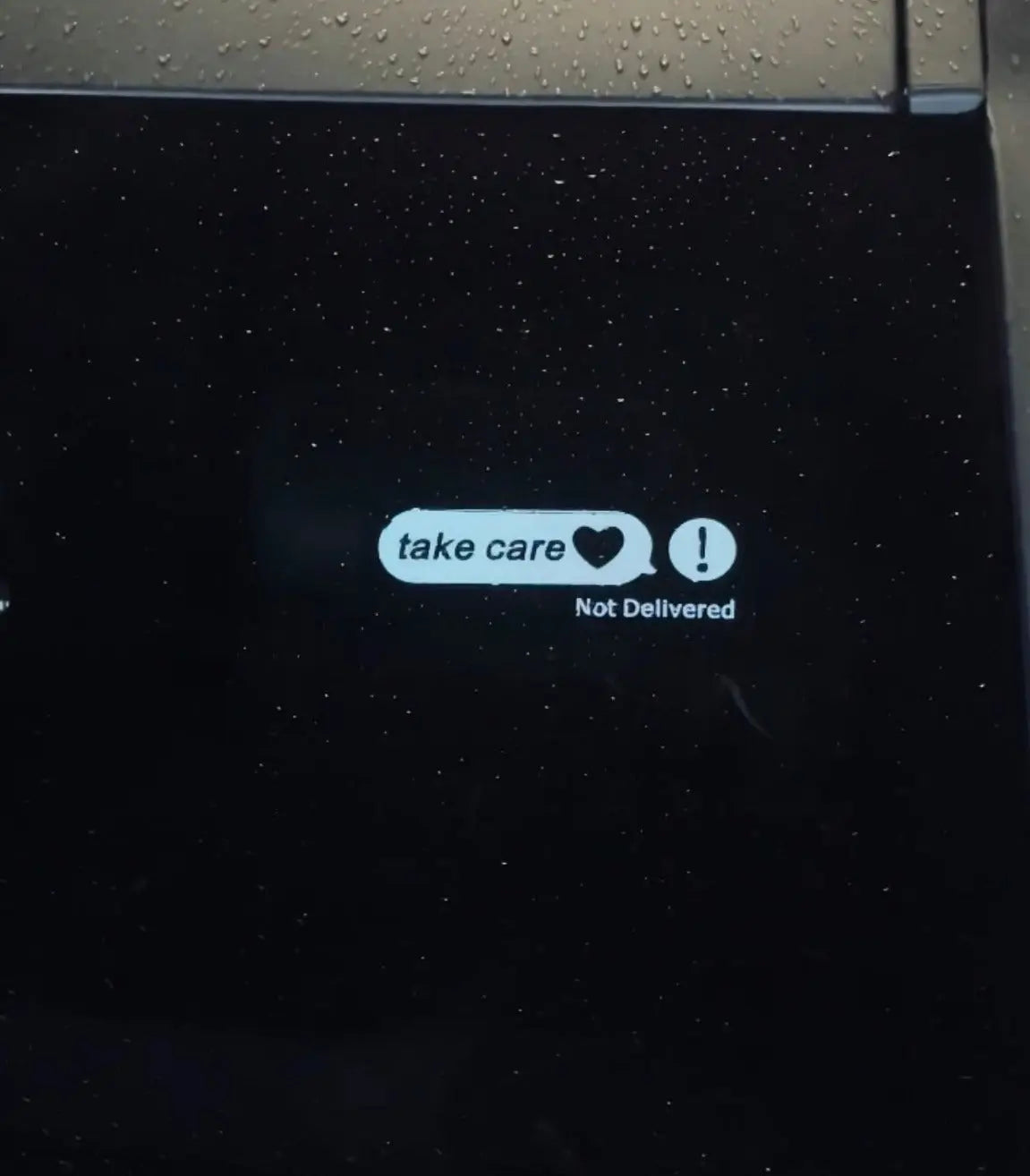 Karglow TAKE CARE electric sticker - KarGlow