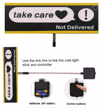 Karglow TAKE CARE electric sticker - KarGlow