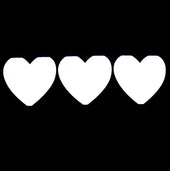 Karglow HEART electric sticker